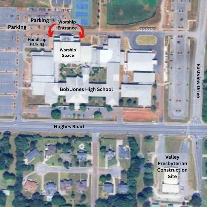 Our Worship Location&nbsp;